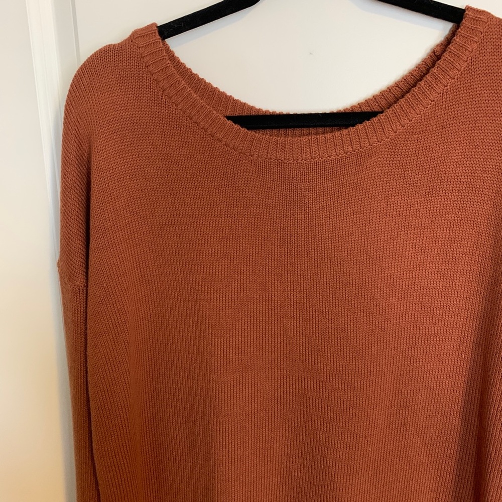🍁 Rust Orange Fall Sweater 🍁 - Picture 3 of 4